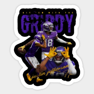 The Griddy Jefferson Sticker